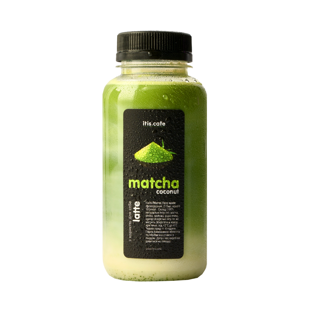 Матча Лате Кокос cold, 250мл